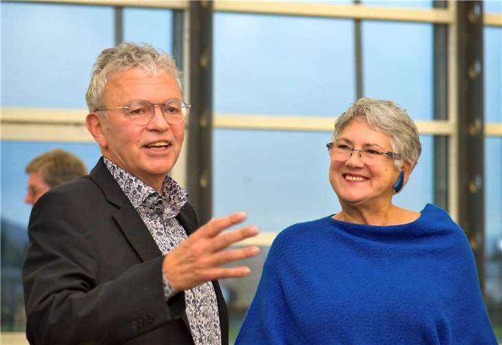 Prof. Dr. Rainer Ningel und Prof. Dr. Annemarie Kuhn.Foto: Hochschule Koblenz/Helis