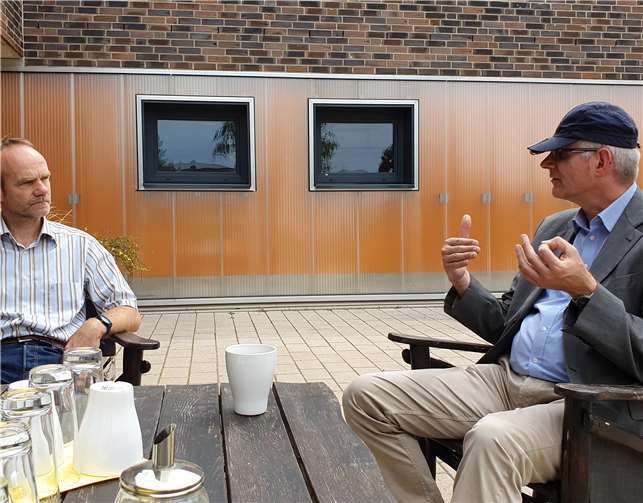 Professor Ralf Pude und Ludger Banken. Foto: privat