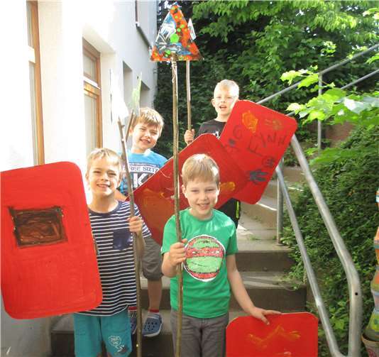 Projekt Rom: Besonders spannend war für die Kinder das römische Militär.