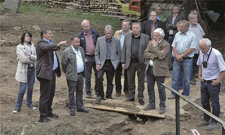 Projektleiter Dr. Jochen Mölle erklärte die Maßnahme.