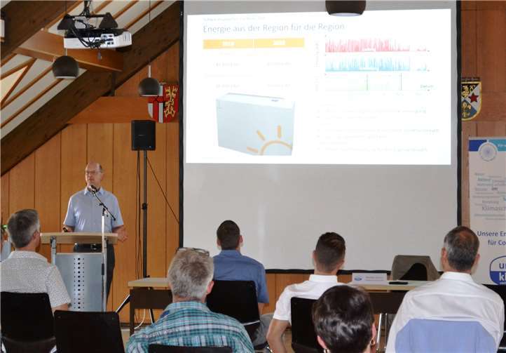 Projektleiter Torsten Hammerschmidt präsentierte die Projektergebnisse.