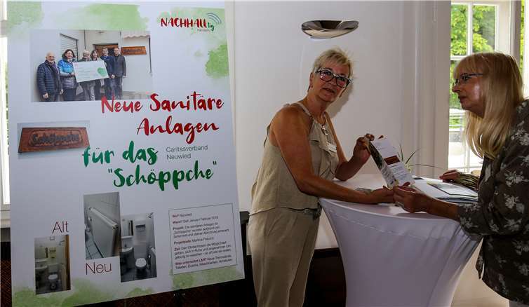 Projektpatin Martina Pokorra stellte ihr Herzensprojekt vor: das „Schöppche“ in Neuwied.