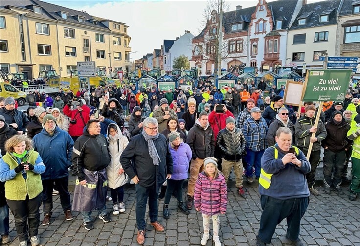 Protest in Neuwied. Foto: privat