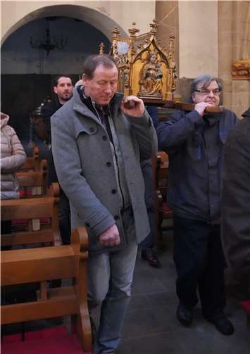 Prozession des Castorschreins.