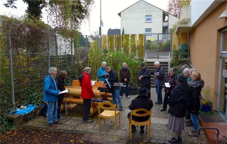 Psalmenwanderer in der Kindertagesstätte St. Hildegard.  privat