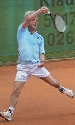 Punktesammler Werner Horn auf Platz 2 mit den Herren 50