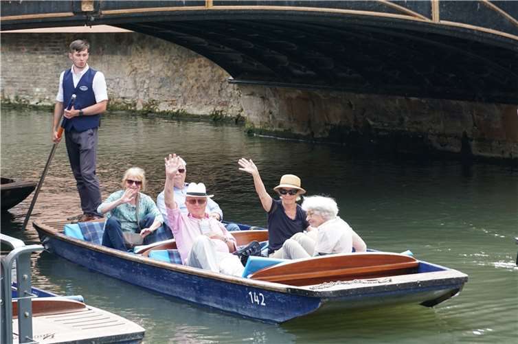 Puntingfahrt auf der Cam.