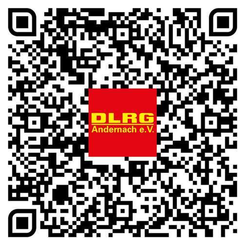 QR-Code für die Anmeldung zur Jahreshauptversammlung 2021 der DLRG Ortsgruppe Andernach.Quelle:DLRG Andernach