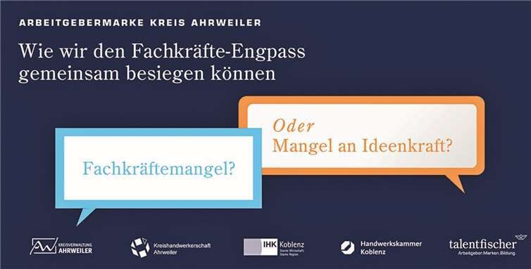 Qualifizierte Arbeitskräfte behalten und neue gewinnen - das ist ein zentrales Anliegen der Arbeitgebermarke Kreis Ahrweiler.Kreisverwaltung Ahrweiler