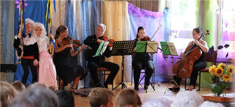 Quartett vom Feinsten (v.li.n.re.): Kerstin Klepsch, Wolfram Klepsch, Delia Jitariu und Laura Tavernier. Foto: privat