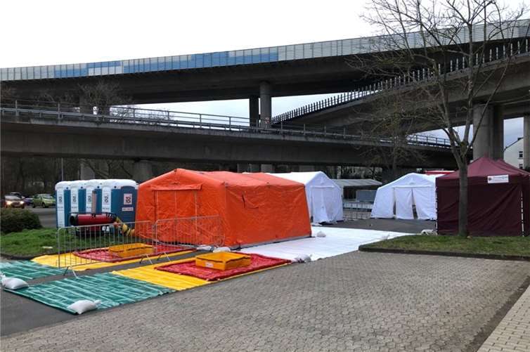 Zwei Fieberambulanzen eingerichtet  Quelle: Kreisverwaltung Mayen-Koblenz