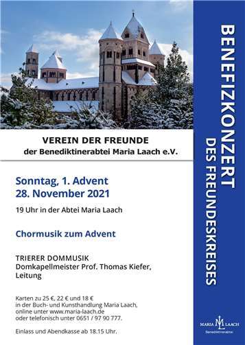 Quelle: Verein der Freunde der Benediktinerabtei Maria Laach