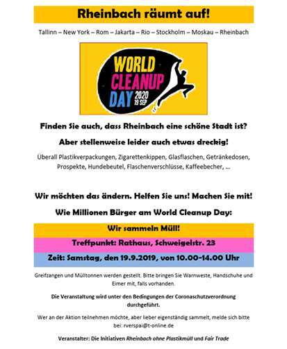 Quelle:Initiative Rheinbach ohne Plastikmüll