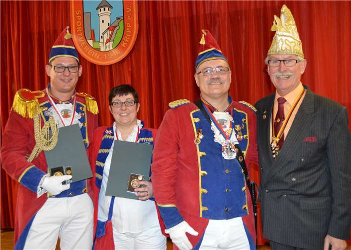 RKK-Ehrungen für Axel Blumenstein, Bianca Schmitt und Holger Achenbach.
