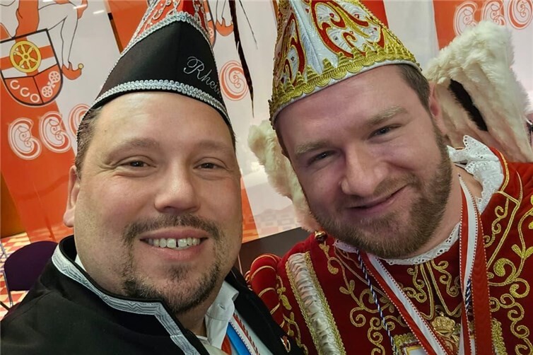 RLJ-Präsiden Andreas Birtel mit Prinz Julian I (Julian Kapp).Foto: RLJ/Andreas Birtel