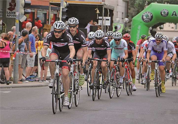 RSC-Fahrer Max Göke (1.) und Reik Mantay (3.) bei der Führungsarbeit.Holger Weinandt