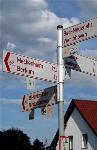 Radverbindungen von Wachtberg. Foto: ADFC Wachtberg