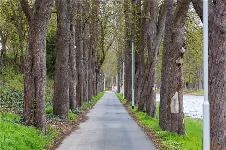 Radweg in Bad Neuenahr.  Foto: Quelle: Stadtverwaltung / Christoph Steinborn