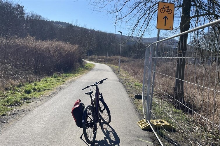 Radwegebeschilderung im Ahrtal ist oft eine Herausforderung