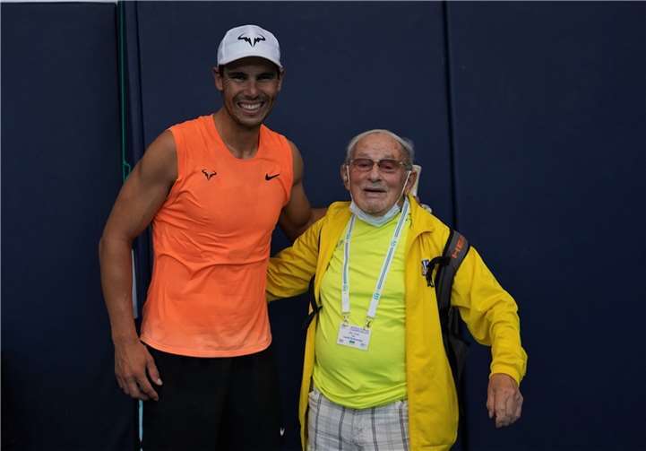 Rafael Nadal und Leonid Stanislavsky.