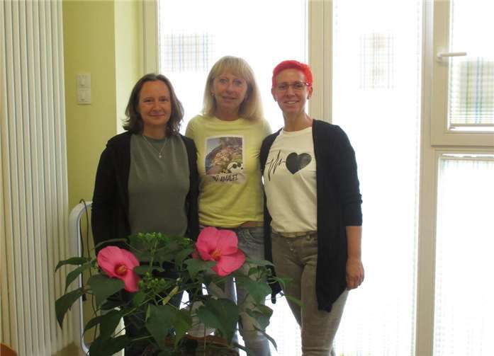 Ragna von Restorff (stellv. Standortleitung), Agnes Schäfer (Mitarbeitende), Melanie Hermann (Standortleitung).  Foto: privat