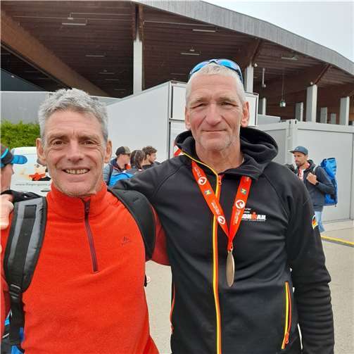 Rainer Bomm und Horst Oster.  Foto: privat