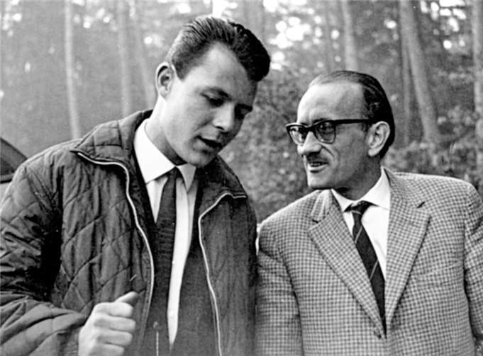 Rainer Braun und Richard von Frankenberg waren gemeinsam Streckensprecher – doch der „alte“ von Frankenberg ließ den jungen Braun nicht ans Mikrofon.Klaus Ridder und Archiv Braun