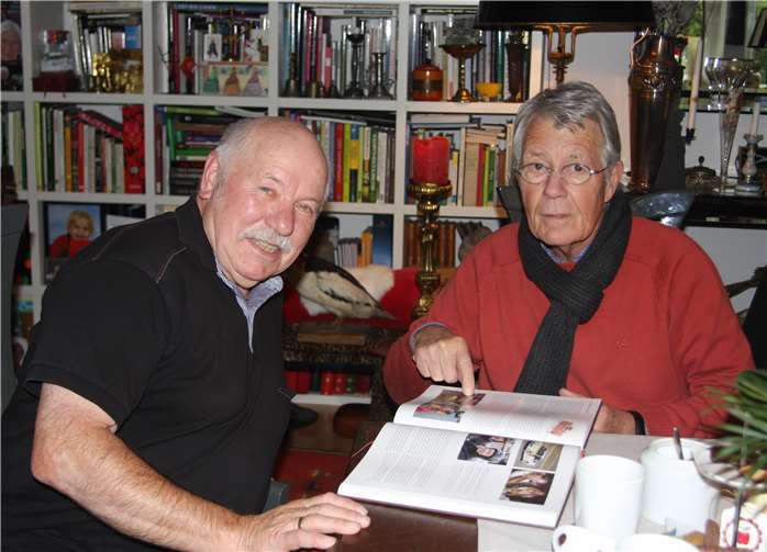 Rainer Braun zu Besuch bei Klaus Ridder.