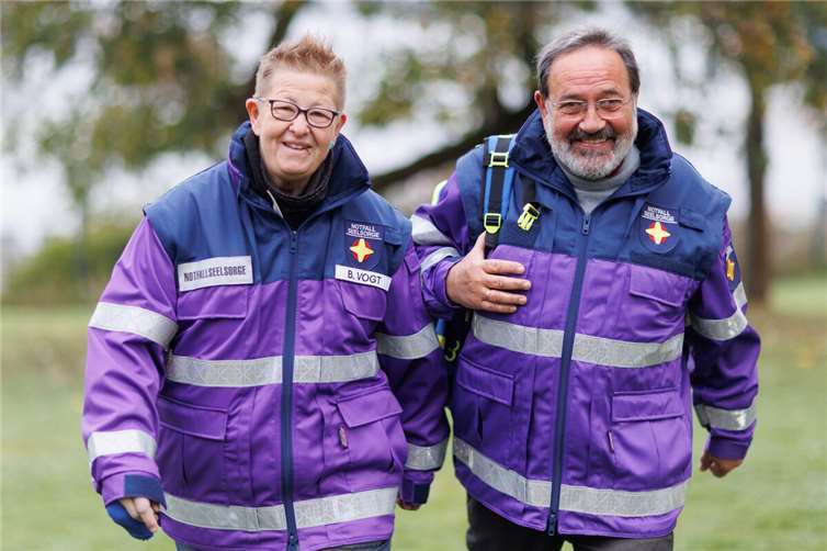Rainer Dämgen und Bea Vogt. Foto: Peter Bongard