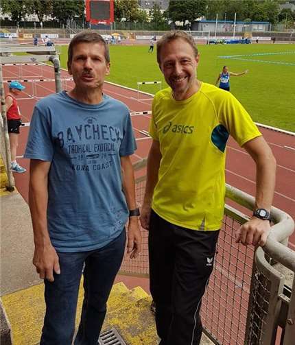 Rainer Eich und Markus Theisen (v.l.).privat