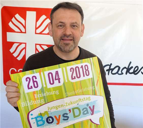 Rainer Lehmler, Referent für Gemeindecaritas, freut sich auch in diesem Jahr wieder auf viele interessierte Teilnehmer, die am Boys’Day in den Einrichtungen des Caritasverbandes Westerwald-Rhein-Lahn reinschnuppern möchten. privat