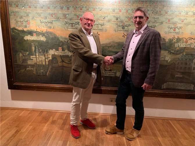 Rainer Novak (l.) und Roland Thelen.  Foto: SPD Rheinbreitbach