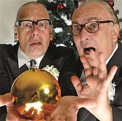 Rainer Pause und Norbert Alich. Melanie Grande