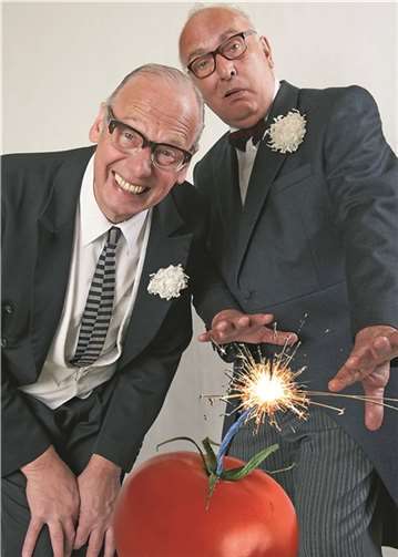 Rainer Pause und Norbert Alich alias „Fritz & Hermann“. Neissen Events