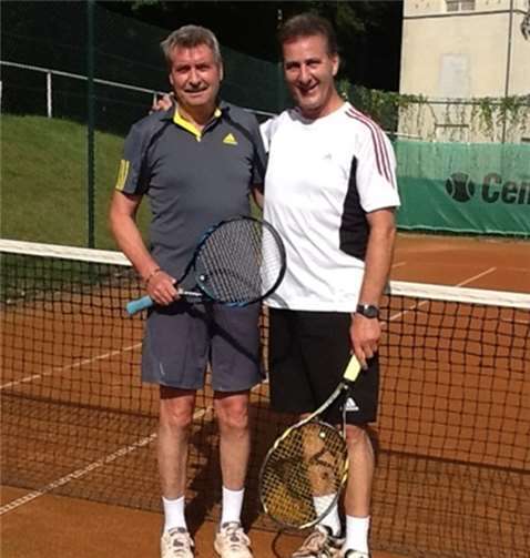 Rainer Puderbach (r.) konnte sich im Finale gegen Karl-Heinz Böhm durchsetzen. privat
