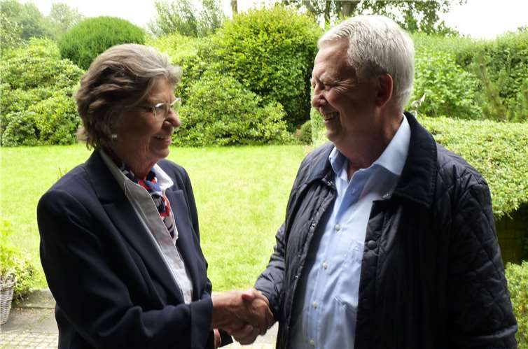 Rainer Walterscheid und Barbara Genscher.