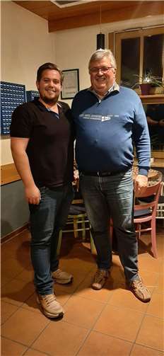 Ralf Berger übergab an Benedikt Wagner.Foto: privat