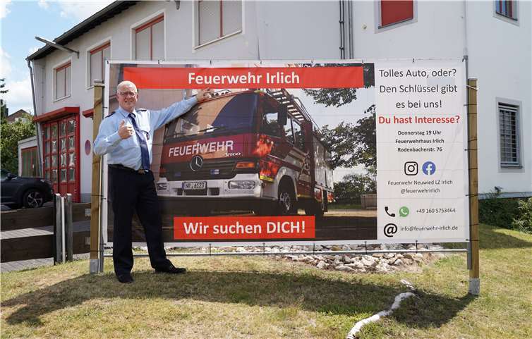 Ralf Frings, Löschzugführer Feuerwehr Neuwied LZ Irlich.Foto: FFW Irlich