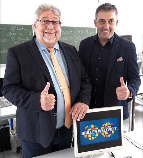 Ralf Koch und Werner Schneider fungieren als Geschäftsführer bei „Brillen Weltweit – Komm Aktiv“.