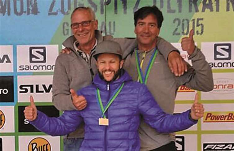 Ralf Schiller (l.), Frank John (r.), Martin Steinmeister (vorne). Privat