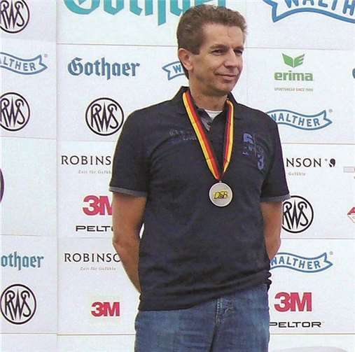 Ralph Ringel errang eine Silbermedaille.privat