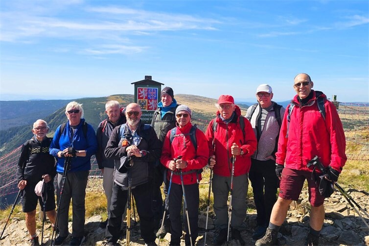 Ramersbacher Wanderer auf der Schneekoppe