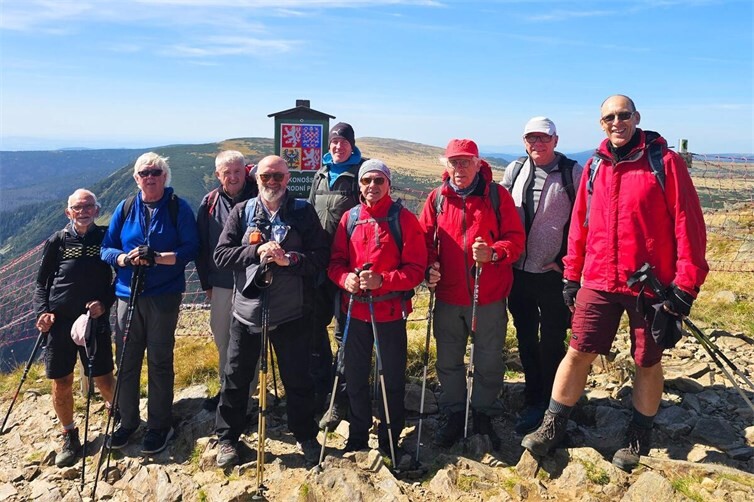 Ramersbacher Wanderer auf der Schneekoppe
