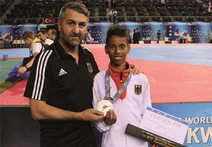 Ranye Drebes durfte zurecht stolz auf seine Leistung sein. privat