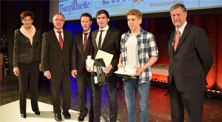 Raoul Bonah vom Königsbacher SC Koblenz wurde im Fechten geehrt.Sportjugend RLP