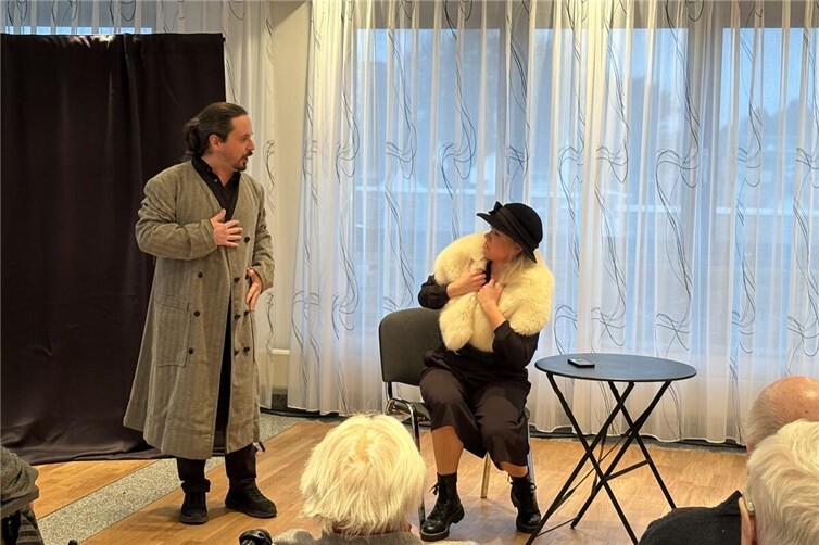 Raoul Migliosi und Christina Stefan, Theater am Lohmarkt, Rheinbach. Foto: Inessa Moser