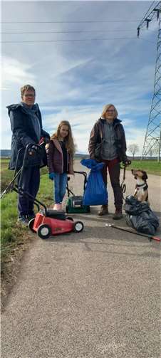 Rasenmäher gefunden.