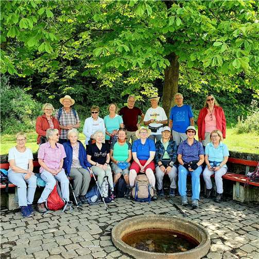 Rast am Römerbrunnen. Foto: Heike Ehlenbeck