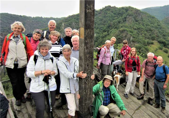 Rast am Schwarzen Kreuz über Altenahr.Foto: privat