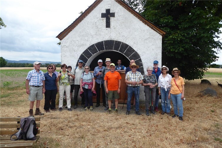 Rast an der Kapelle Auf der Lay.